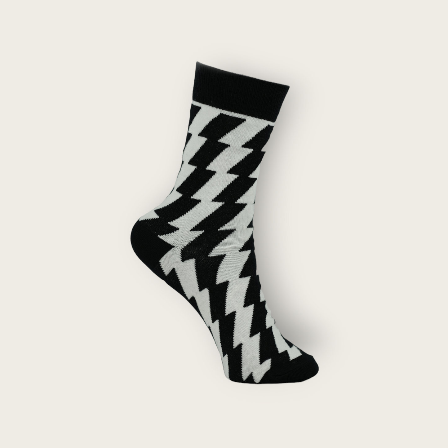 Kinder Socke Black&White Street ZigZag